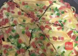 土豆丝鸡蛋饼（快手早餐）的做法图解6