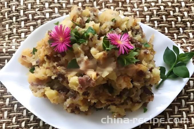 The recipe for beef and mashed potatoes
