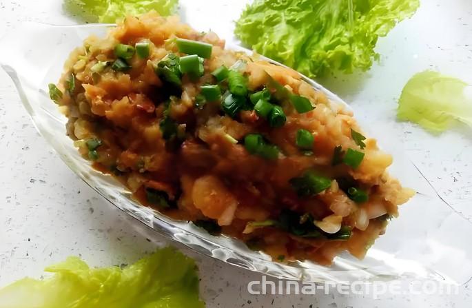 Method for making mashed potato rice dumplings