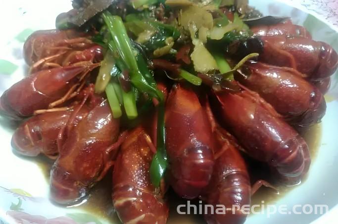 The recipe for beer crayfish