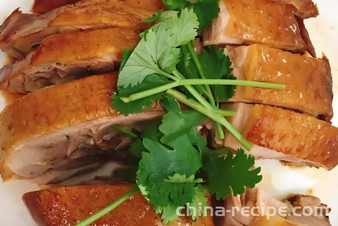 How to make leg meat of Red-Stewed Duck