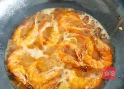 耗油爆虾的做法图解8