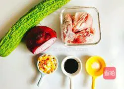 苦瓜酿肉的做法图解1