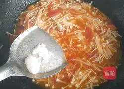 西红柿炒金针菇（下饭必备）的做法图解6