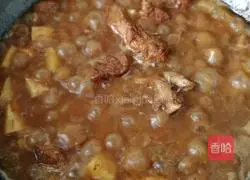 白红薯炖排骨的做法图解8
