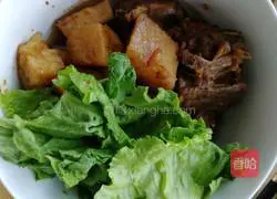 白红薯炖排骨的做法图解9