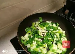 蒜炒上海青的做法图解4