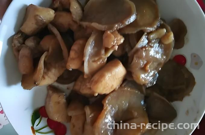 Stewed Chicken Breast with Dried Potatoes