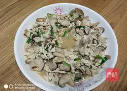 香菇炒鸡脯的做法图解8