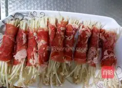 黑胡椒肥牛金针菇的做法图解5