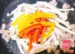 海鲜菇炒肉沫的做法图解6