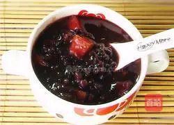 黑米红豆苹果粥的做法图解6