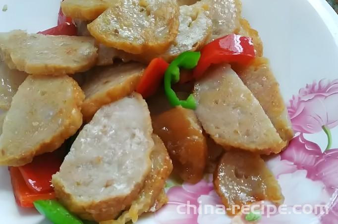The method of making chili stir fried meat rolls