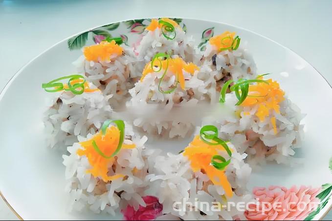 How to make mushroom and glutinous rice Meat balls in clear soup