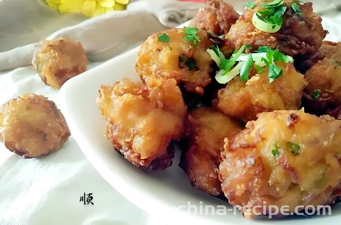 Method of making mixed grain radish meatballs