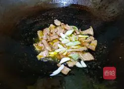 青红椒西葫芦炒肉片的做法图解14