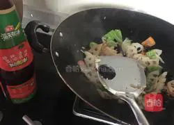 莲藕木耳炒肉的做法图解9