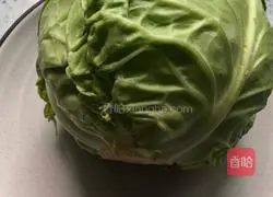 炝炒牛心菜的做法图解2