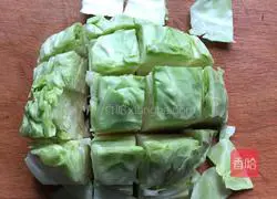 炝炒牛心菜的做法图解4
