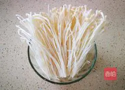 香辣金针菇粉丝的做法图解4