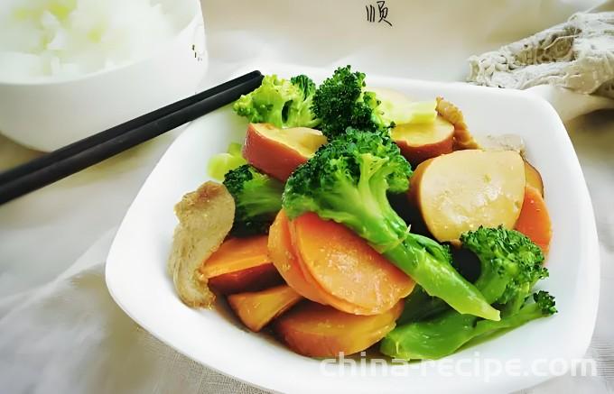 The method of stir frying in the refrigerator