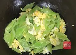 清炒莴苣鸡蛋 的做法图解7