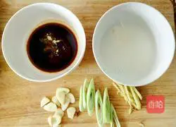 香菇扒棠菜 的做法图解2