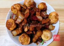 红绕肉虎皮蛋的做法图解9