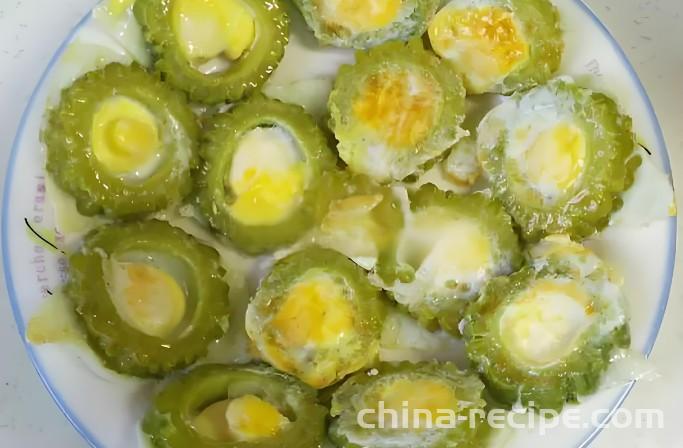 The recipe for bitter melon quail eggs