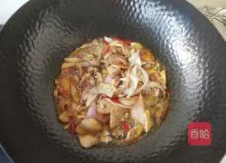 黄金菇炒肉的做法图解8