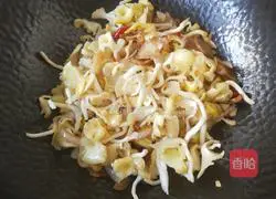 黄金菇炒肉的做法图解9