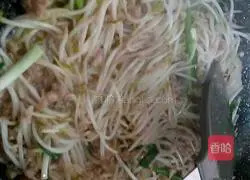 豆芽炒肉末的做法图解10