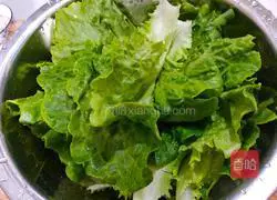 猪油炒蒜泥生菜的做法图解2