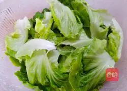 猪油炒蒜泥生菜的做法图解3