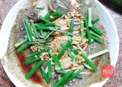 青蒸多宝鱼的做法图解5