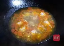 西红柿肉丸汤的做法图解6