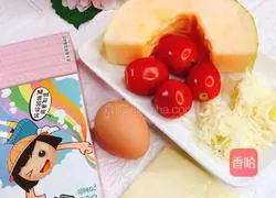 五彩水果披萨的做法图解1
