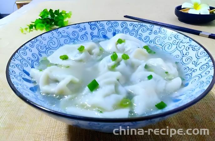 How to make Wonton with cabbage and meat