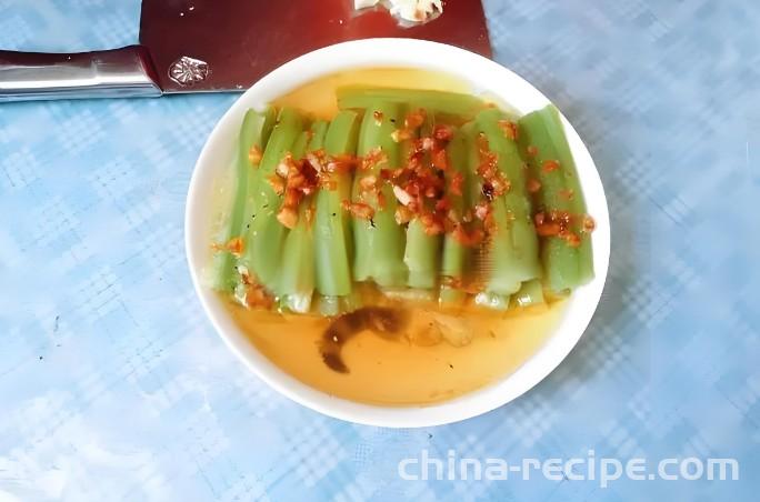 Recipe for Garlic and Silk Melon