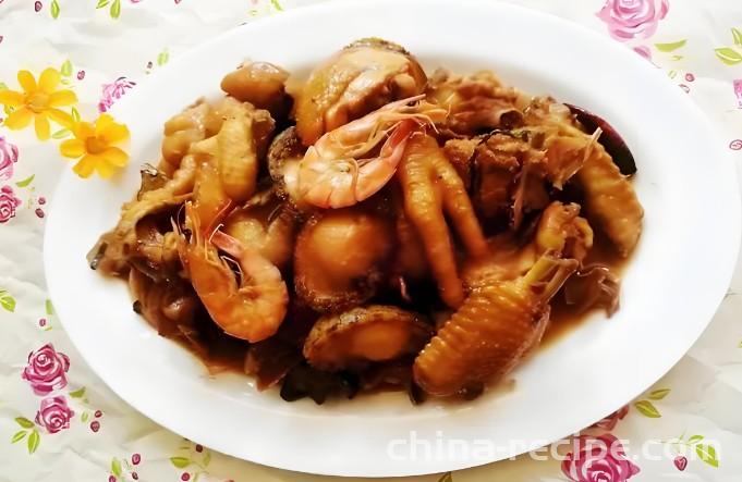 Abalone roasted chicken recipe