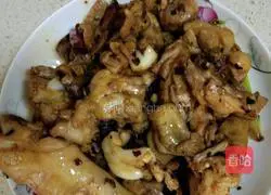 干笋焖鸡的做法图解2