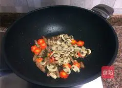 黑椒牛排炒蘑菇的做法图解7