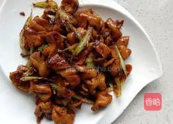 爆炒猪大肠的做法图解4