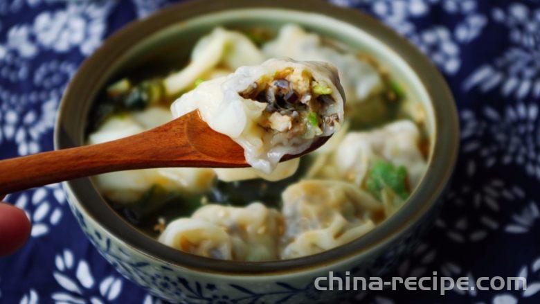 How to make small Wonton with fresh shrimp and seasonal vegetables