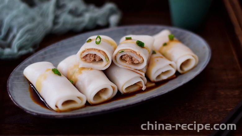 The method of making pig intestines