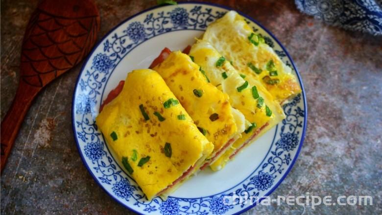 How to make bacon omelet