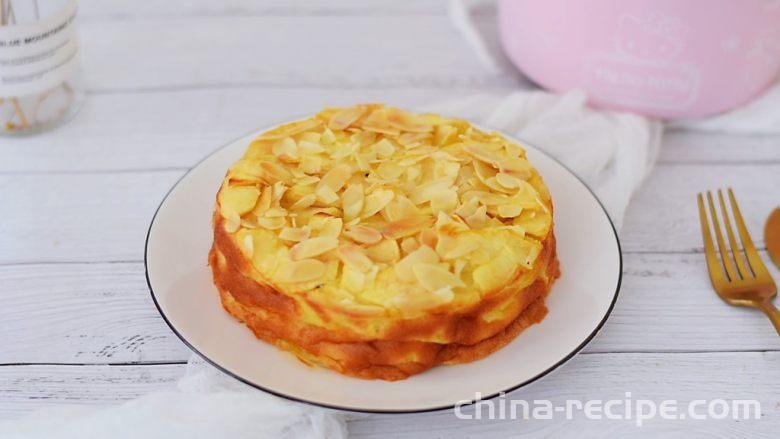 The recipe for apple layered cake