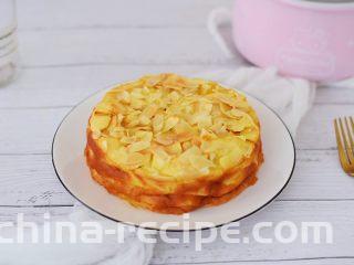 苹果千层蛋糕,成品图