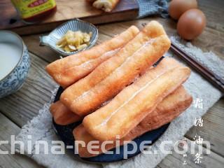 霜糖油条,成品。