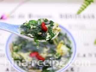 养生营养的荠菜虾皮鸡蛋汤,早餐喝上一碗心里爽歪歪。